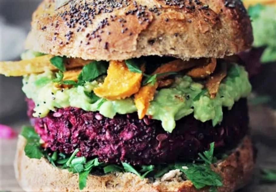 Homemade Black Bean Veggie Burgers 