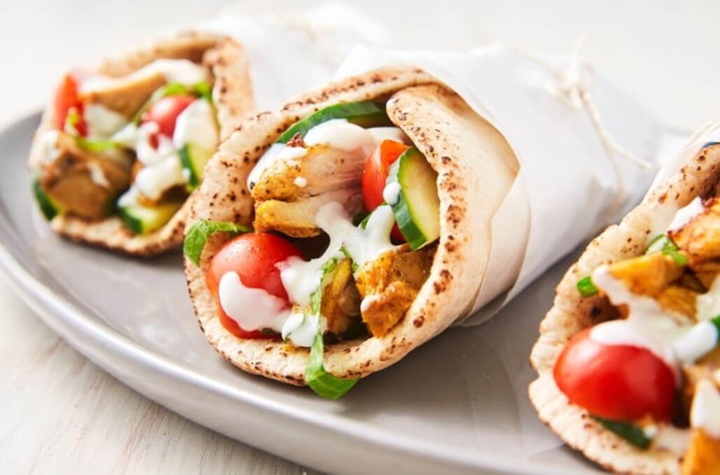 Yogurt-Marinated Chicken Shawarma