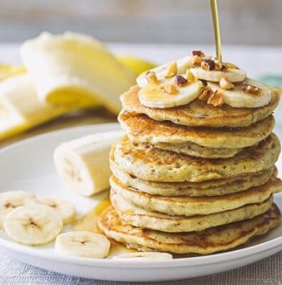 Banana pancakes for baby