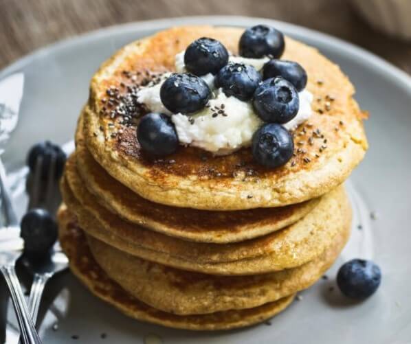 Banana pancakes for baby