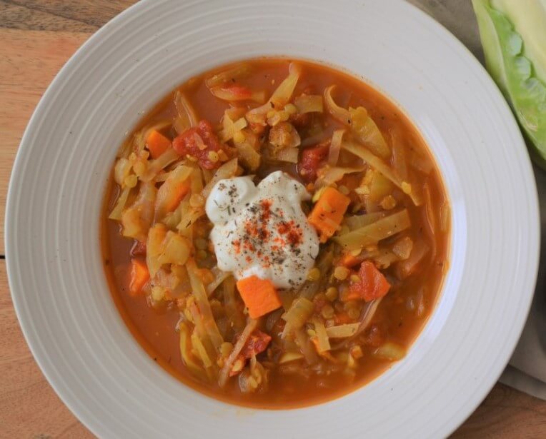 lentil cabbage soup