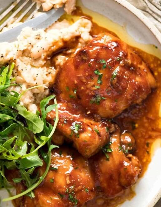The best Recipe for sticky chicken