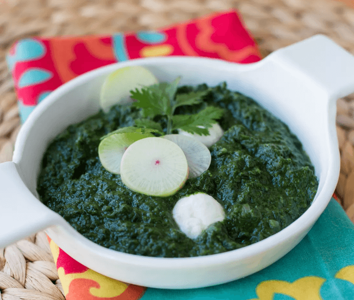 PALAK PANEER Indian style spinach