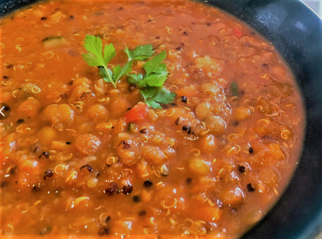 Hearty lentil soup variations