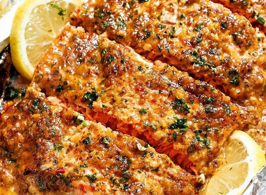 HONEY GARLIC SALMON